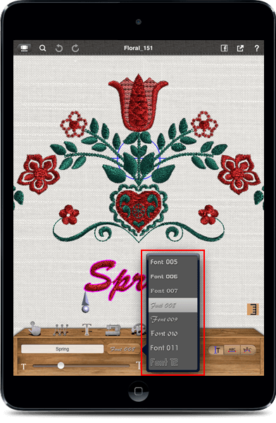 Font Selection